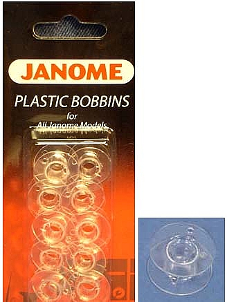 Janome Plastic Bobbins 200122005 - Click Image to Close